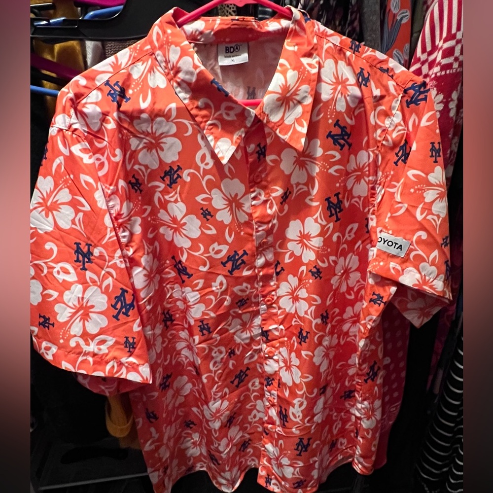 New York Mets Hawaiian Shirt XL